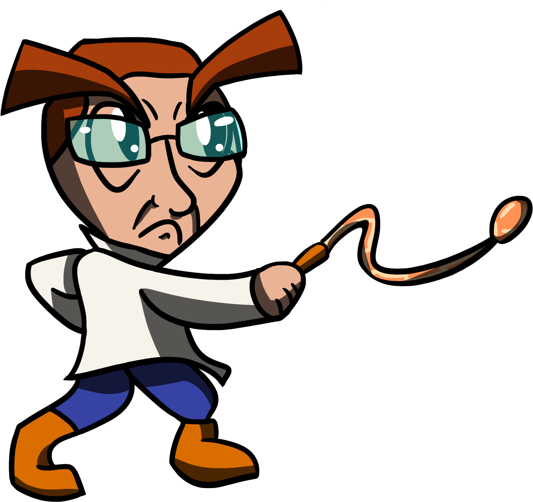 Gaming Icons Re-imagined As Video Game Inspired Cartoons - Angry Video Game Nerd (1795x1691), Png Download