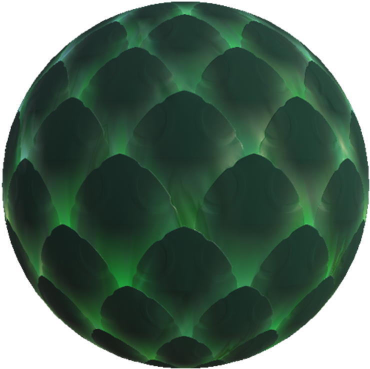 Dragon Scales - Circle (760x760), Png Download