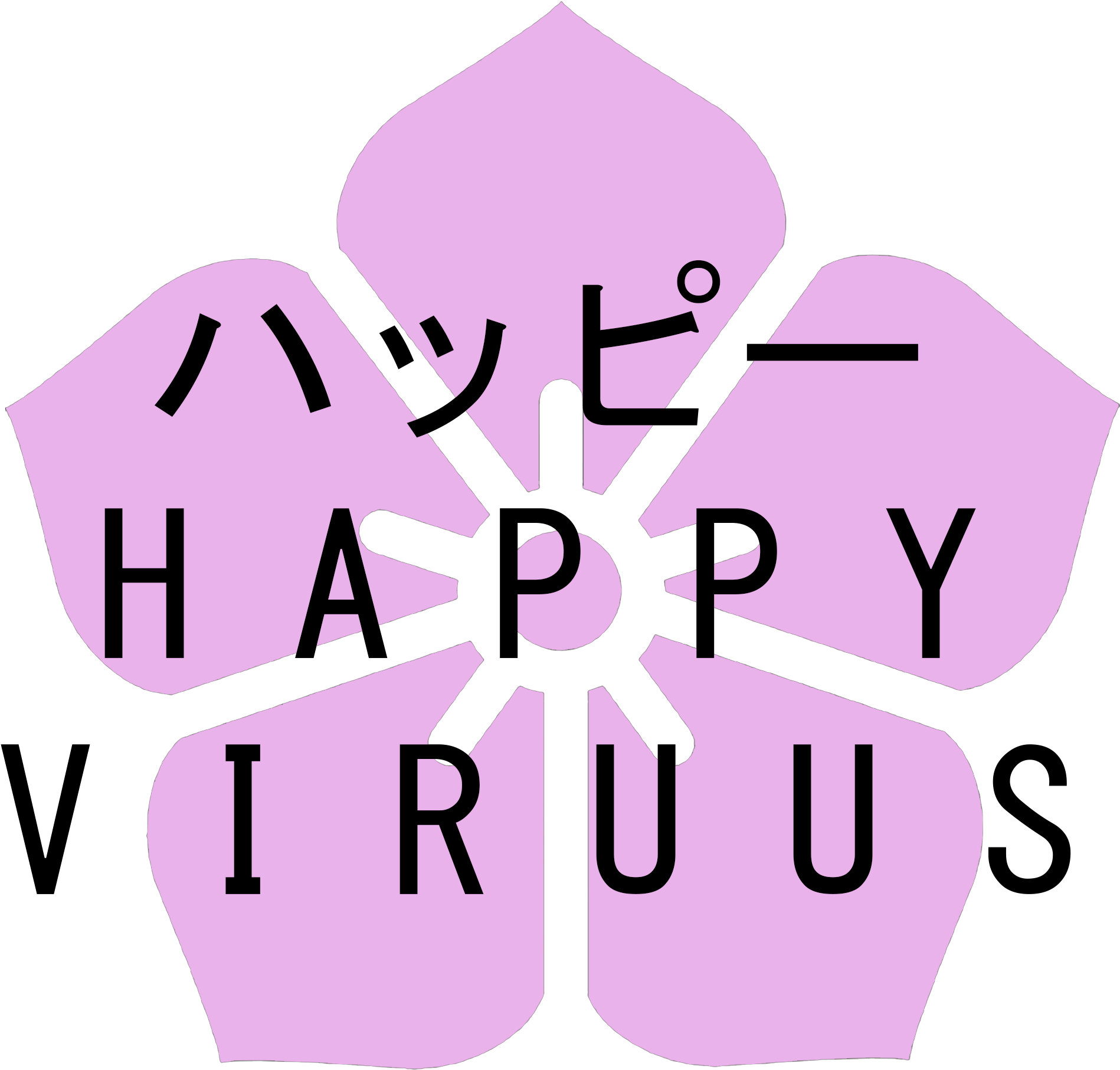 Happy Viruus Pins - Graphic Design (4071x2608), Png Download