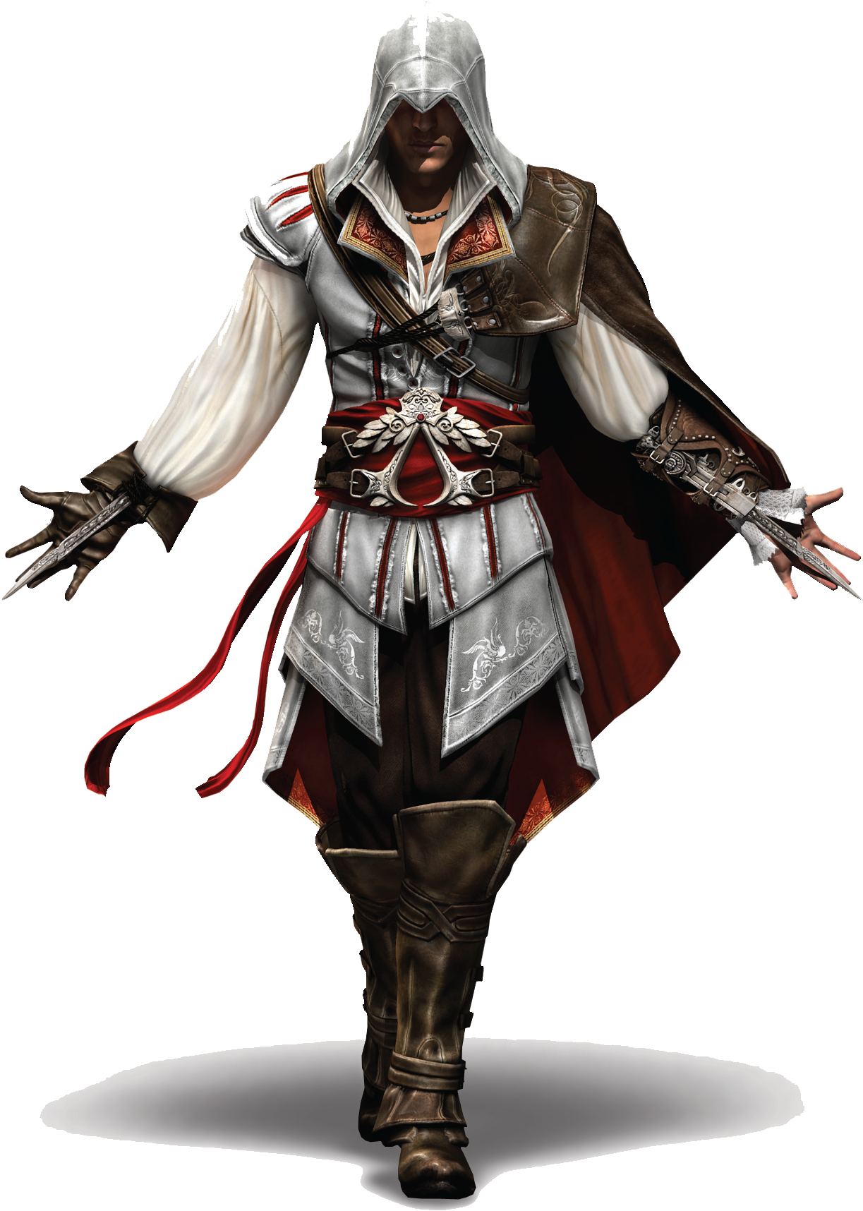Altair Assassins Creed Transparent Png - Ezio Auditore Assassins Creed 2 (1716x1920), Png Download