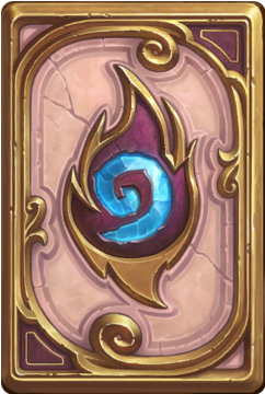 Get The Dalaran Flame Card Back At Heroes Of The Dorm - Back Of Card Games (307x465), Png Download