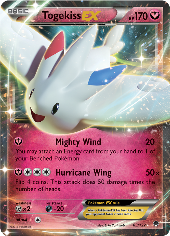 Card Of The Day - Pokemon Tcg Togekiss Ex (800x800), Png Download