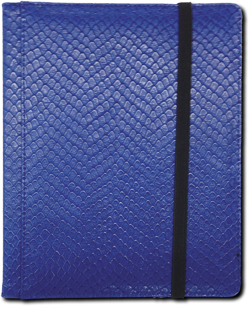 4 Pkt Dragon Hide Blue - Binder 4 Pocket Dragon Hide Red By Legion Supplies (1050x1139), Png Download