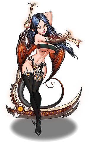 File - Flamedancer - Morgana - Woman Warrior (360x480), Png Download