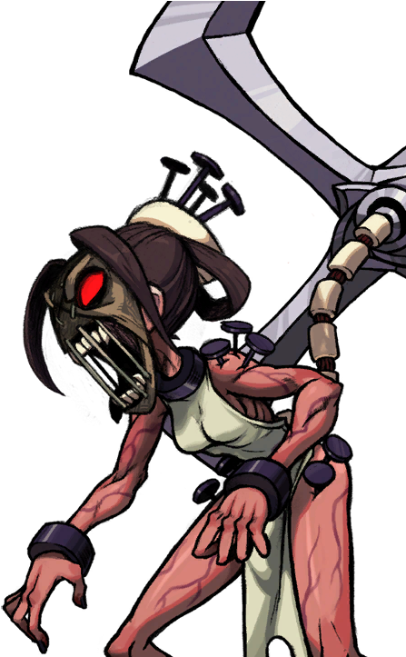 [ Img] - Skullgirls Painwheel Png (473x722), Png Download