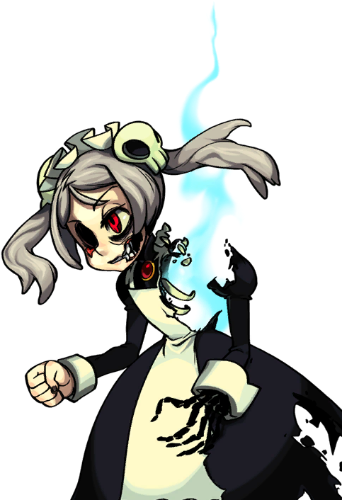 Marie 08 Hurt - Skullgirls Marie (672x721), Png Download