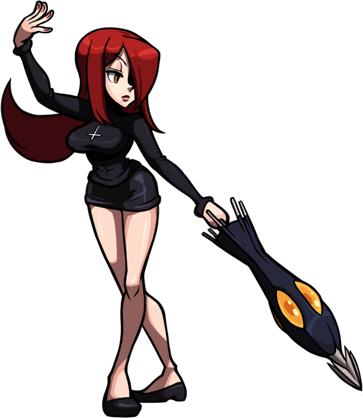 Parasoul/move List Skullgirls And Anime - Skullgirls Parasoul Png (742x855), Png Download