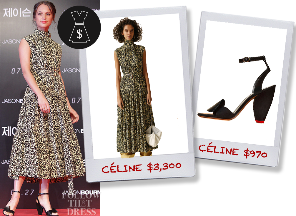 Alicia Vikandar Attended The Jason Bourne Press Conference - Celine 2016 Pre Fall (1006x735), Png Download