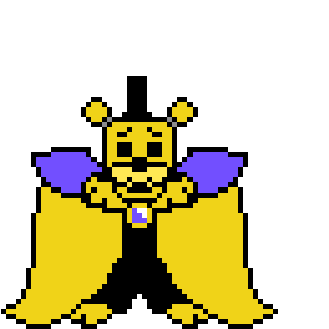 Golden Freddy=asgore - Cartoon (710x700), Png Download