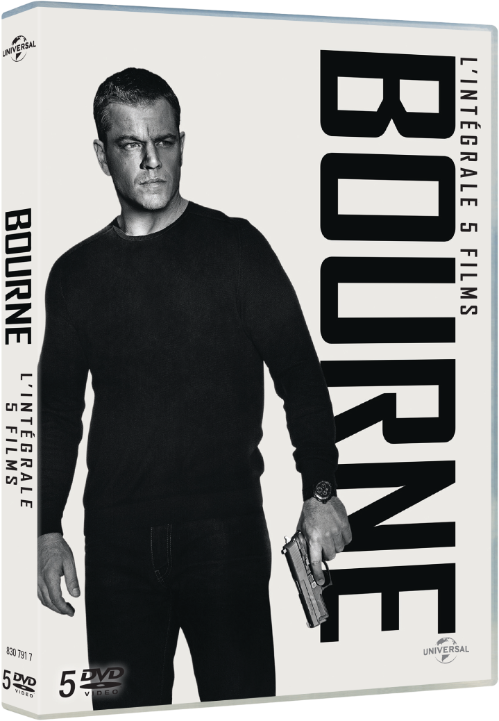 Bourne 1 5 Fr Dvd 3d - Bourne Collection Dvd (794x1080), Png Download
