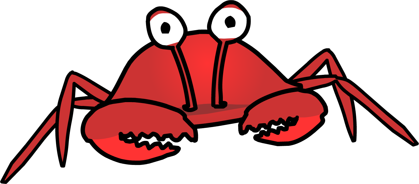Crab - Club Penguin Crab (1429x627), Png Download