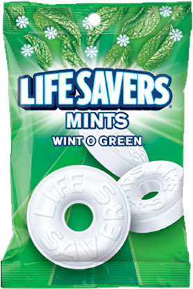 Life Savers Mints Wint O Green - Wint O Green Life Savers Sugar Free (500x500), Png Download