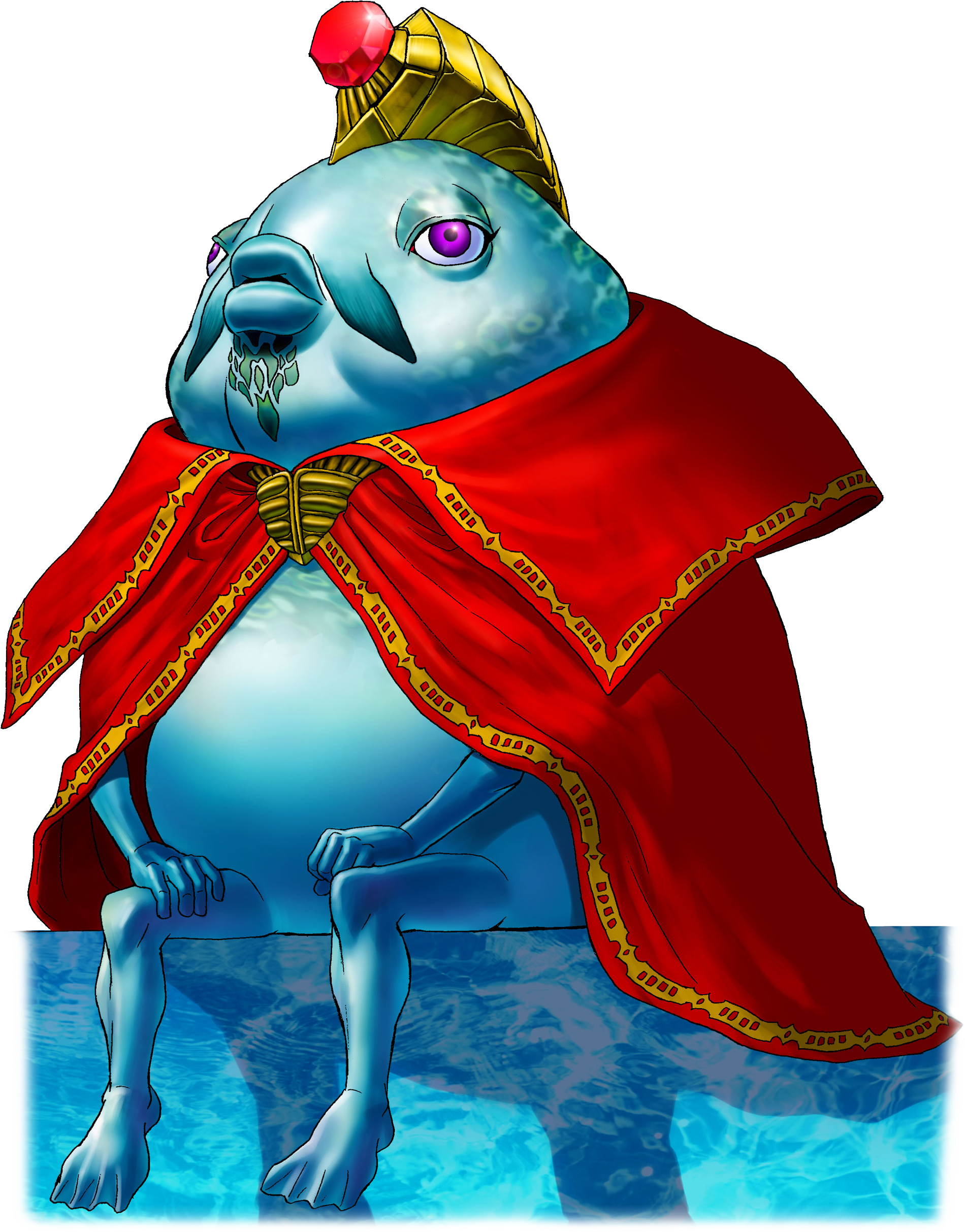 King Zora - Legend Of Zelda Zora King (1900x2426), Png Download