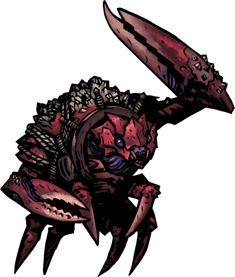 Darkest Dungeon Giant Crab (818x965), Png Download