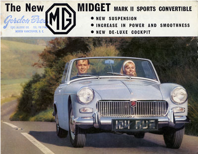 Midget Sales Catalog-brochure - Mg Car (500x500), Png Download