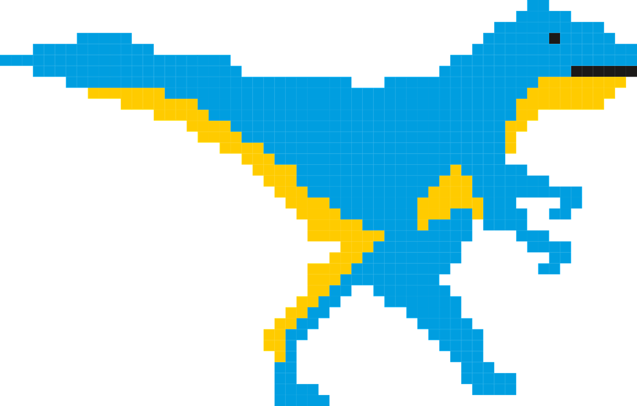 Hey, Don't Worry - Transparent Pixel Dinosaur (1280x816), Png Download