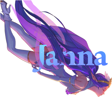 Profile - Game Lol Star Guardian Magical Girl Janna Cosplay Costume (480x350), Png Download