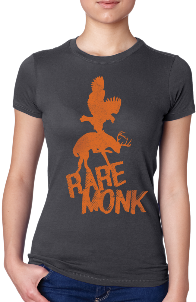 Deer Tee Ladies On Bod Heavy Metal (1000x1000), Png Download