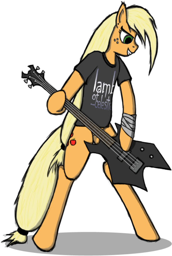 Raynebowcrash, Bipedal, Guitar, Heavy Metal, Lamb Of - Drawing (600x860), Png Download