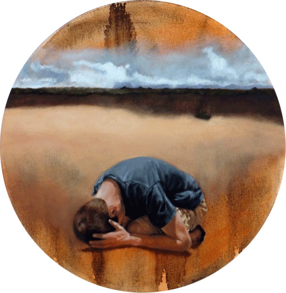 Origins Of Identity - Oil Painting (977x1000), Png Download