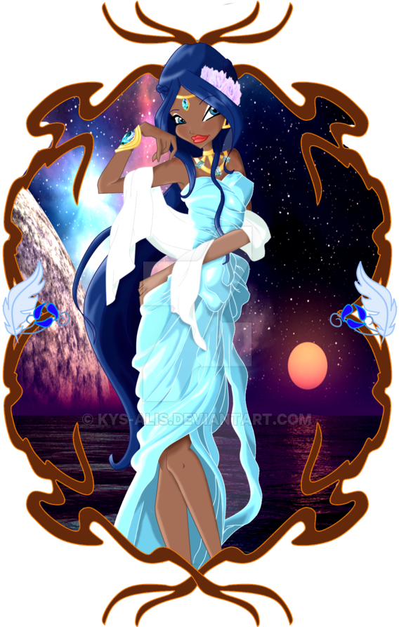 The Greek Goddness By Kys-alis - Illustration (600x892), Png Download