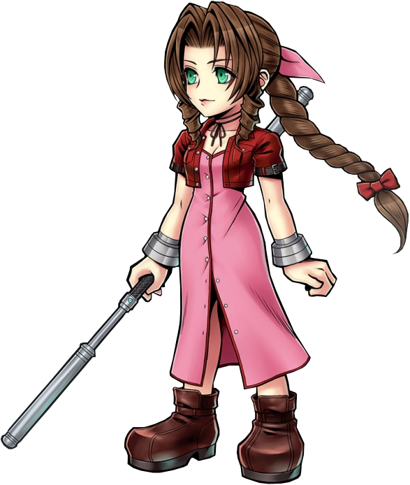 Dffoo Aerith - Dissidia Final Fantasy Opera Omnia (587x694), Png Download