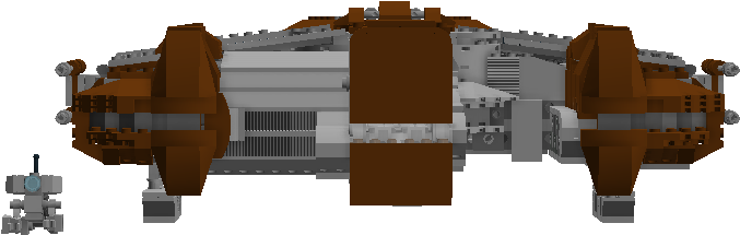 Knights Of The Old Republic Ebon Hawk - Illustration (1280x667), Png Download