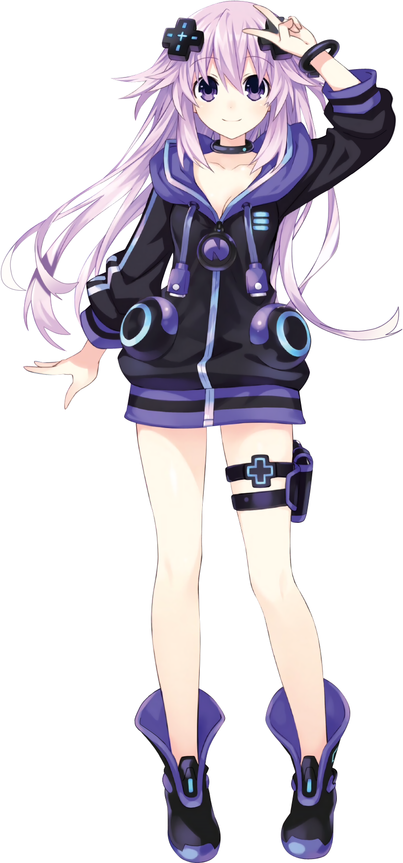 Megadimension Neptunia Victory Ii Adult Neptune - Hyperdimension Neptunia Choujigen Game Neptune Game (1020x1880), Png Download