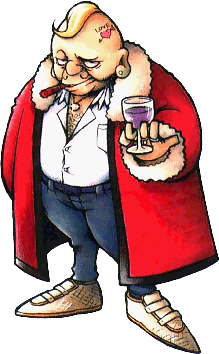 Cloud Junto Con Aerith, Irían A Investigar La Situación - Final Fantasy 7 Don Corneo (492x732), Png Download