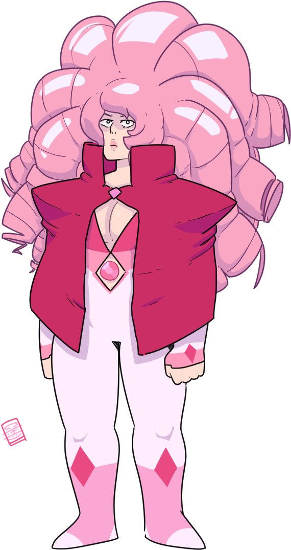 Clothing Pink Woman Fictional Character Facial Expression - Steven Universe Pink Quartz (680x1116), Png Download