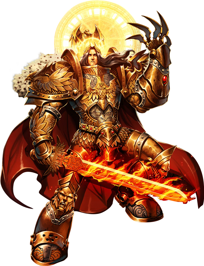 38399323 - Warhammer 40k Lord Emperor (734x950), Png Download