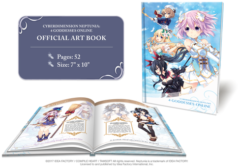 You Can Check Out The Limited Edition Below - Cyberdimension Neptunia 4 Goddesses Online Limited (500x353), Png Download