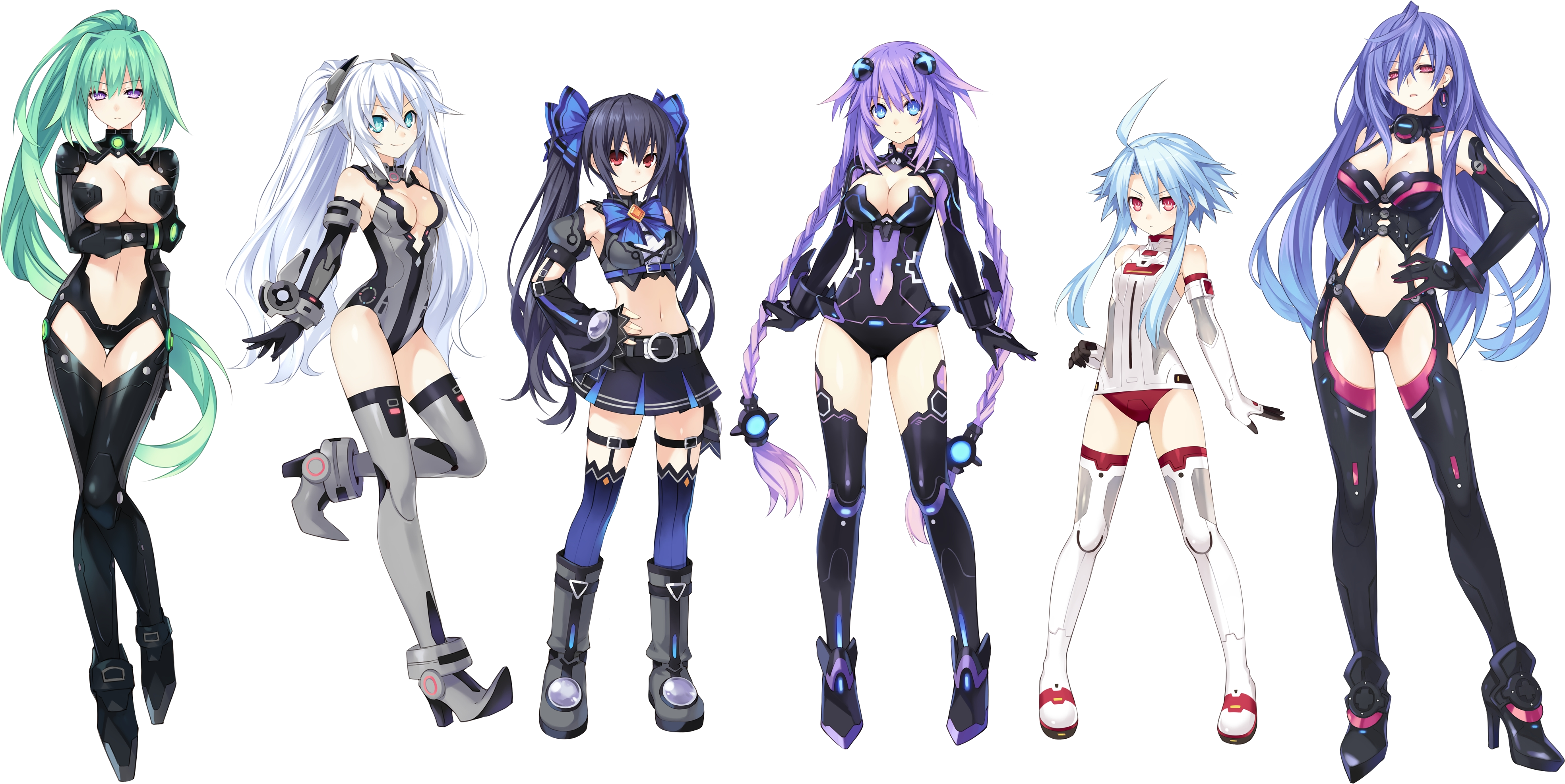 Options - Hyper Dimension Neptunia Nude (3980x2000), Png Download