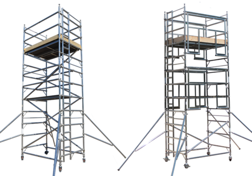 Aluminium Tower Ladder - Aluminium Tower (500x350), Png Download