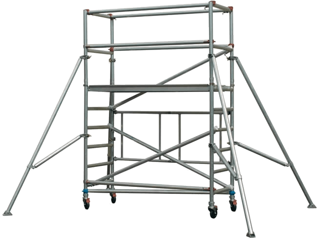 Com/wp Content/uploads/mobile Singapore Scaffolding - Mobile Scaffolding (679x538), Png Download