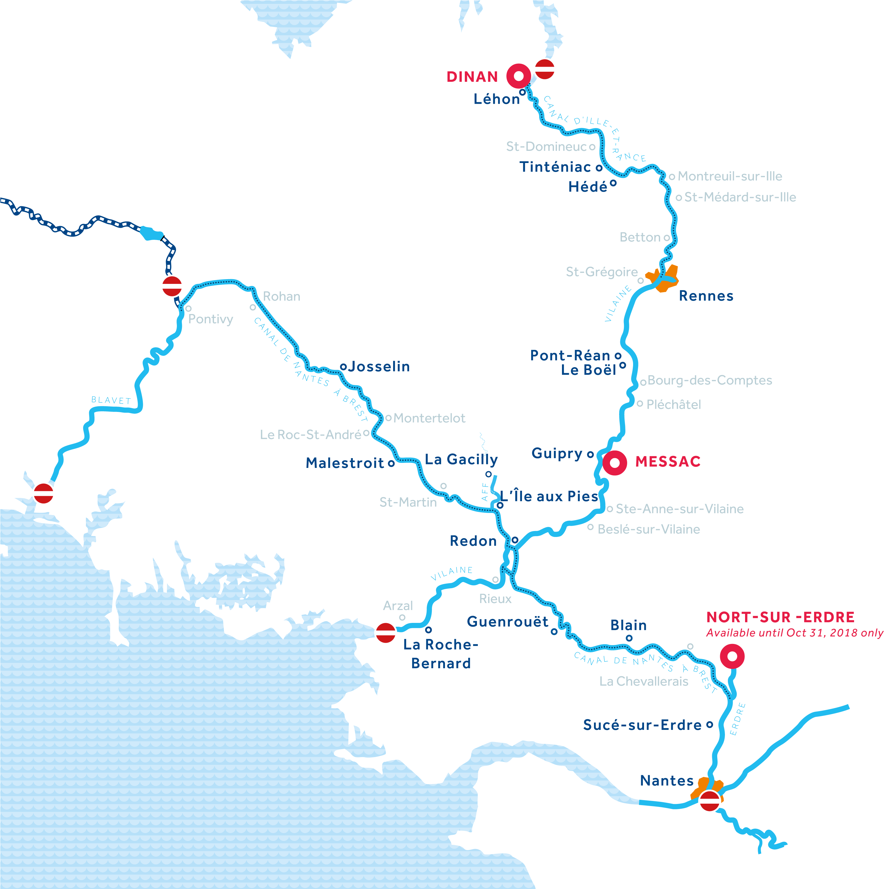The Perfect Boating Region For Brittany Region Map - Map (3000x2999), Png Download