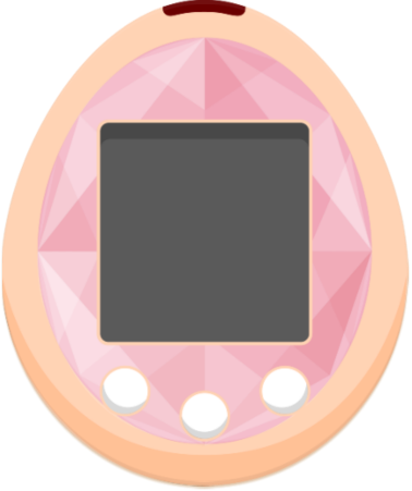 The Tamagotchi Id Is The Second Generation Of Full - Circle (378x451), Png Download