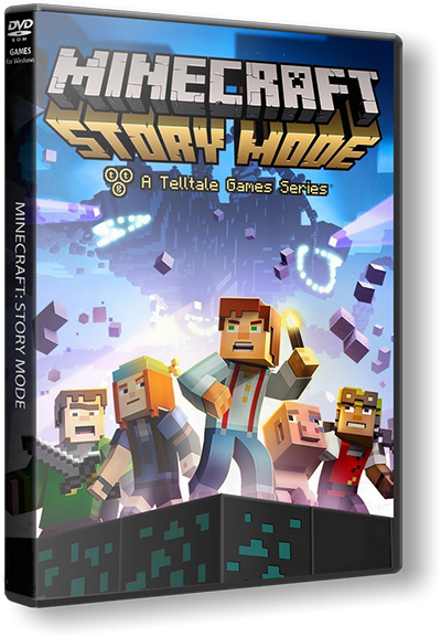 Mojang И Telltale Games Издатель - Minecraft Story Mode Para Xbox 360 (400x577), Png Download