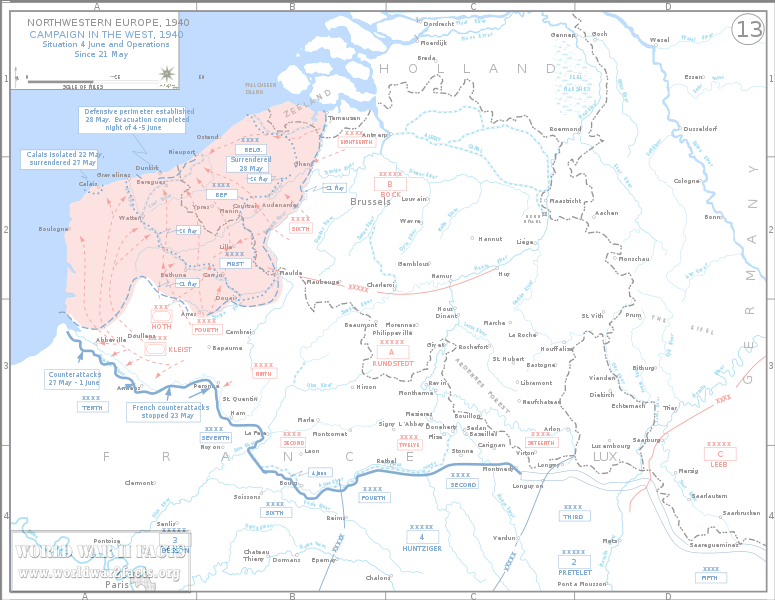 Blitzkrieg In The West - Battle Of Belgium (775x600), Png Download