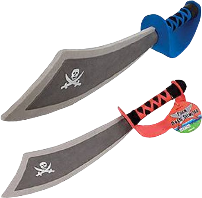Pirate Scimitar - Pirate Scimitar Multi-coloured (728x728), Png Download