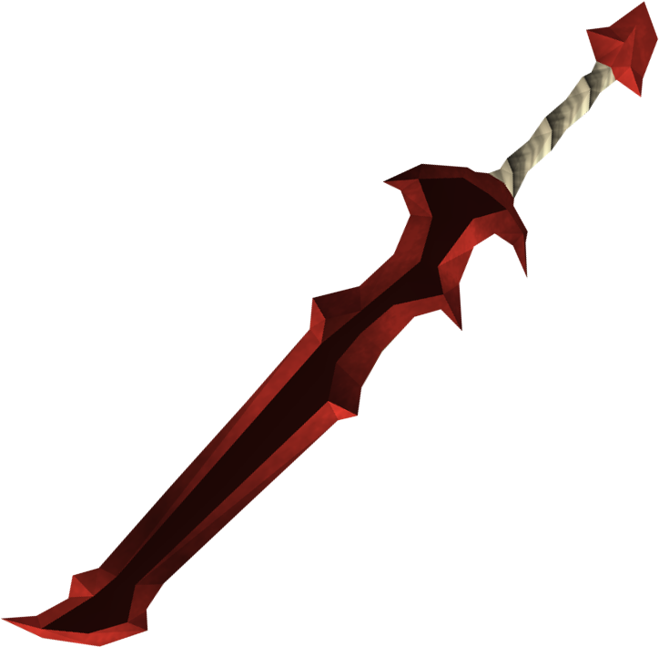 Off-hand Dragon Longsword - Dragon Longsword Runescape (724x710), Png Download