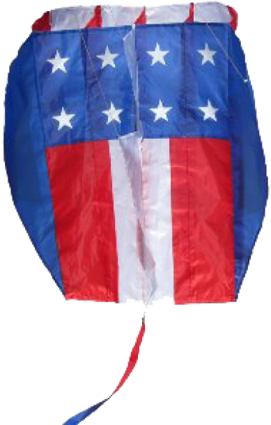 In The Breeze Stars And Stripes - Breeze 5.0 Stars And Stripes Air Foil Kite (728x669), Png Download