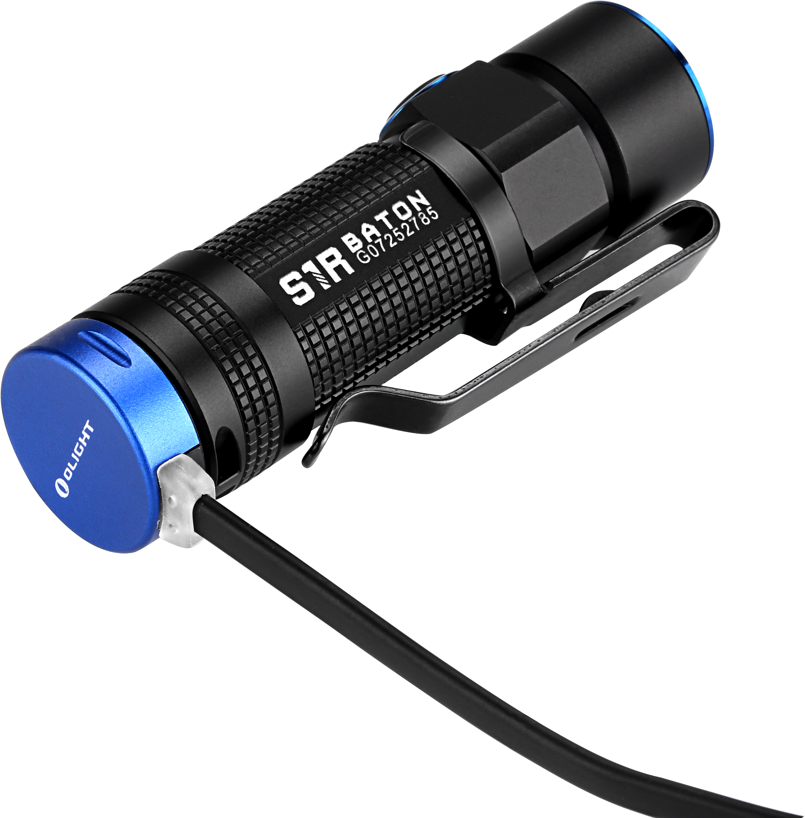 Olight S1r Baton 900 Lumen 1 X Rcr123 Cree Xm-l2 Led - Olight S1r Baton Rechargeable Led Torch (5472x3648), Png Download