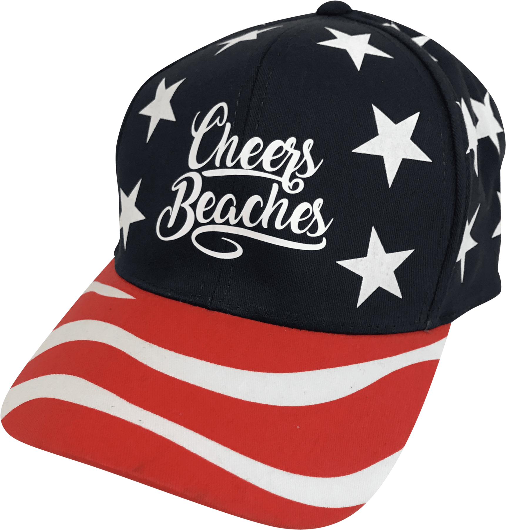 Cheers Beaches Accessories Cheers Beaches Stars & Stripes - Baseball Cap (2048x2240), Png Download
