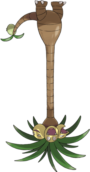Imageuh - Redbubble Alola Long-necked Exeggutor Tasche (600x600), Png Download