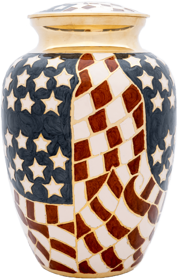 Old Glory Urn On White - Urn (900x900), Png Download