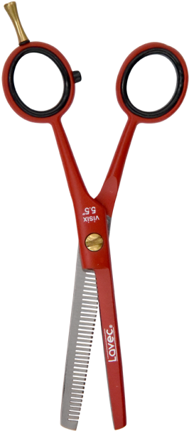 Tijera Lavec Entresacar Master Red - Scissors (768x640), Png Download