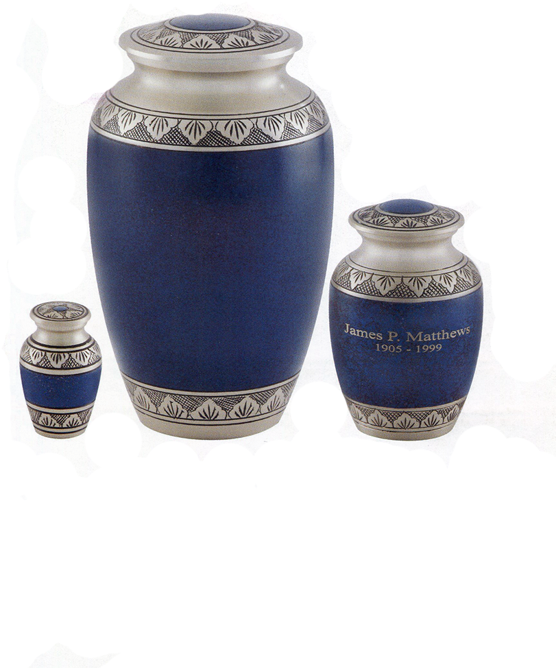 Blue-urn - Blue And White Porcelain (907x1118), Png Download