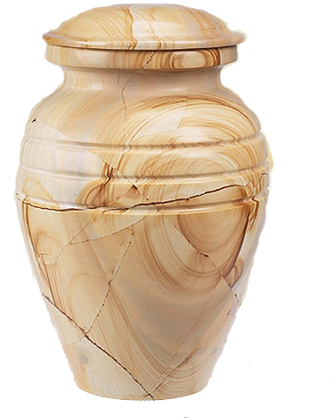 Teakwood Grain Marble Urn - Urnconcern Bendemeer Cremation Urn, A Teak Wood Grain (360x432), Png Download
