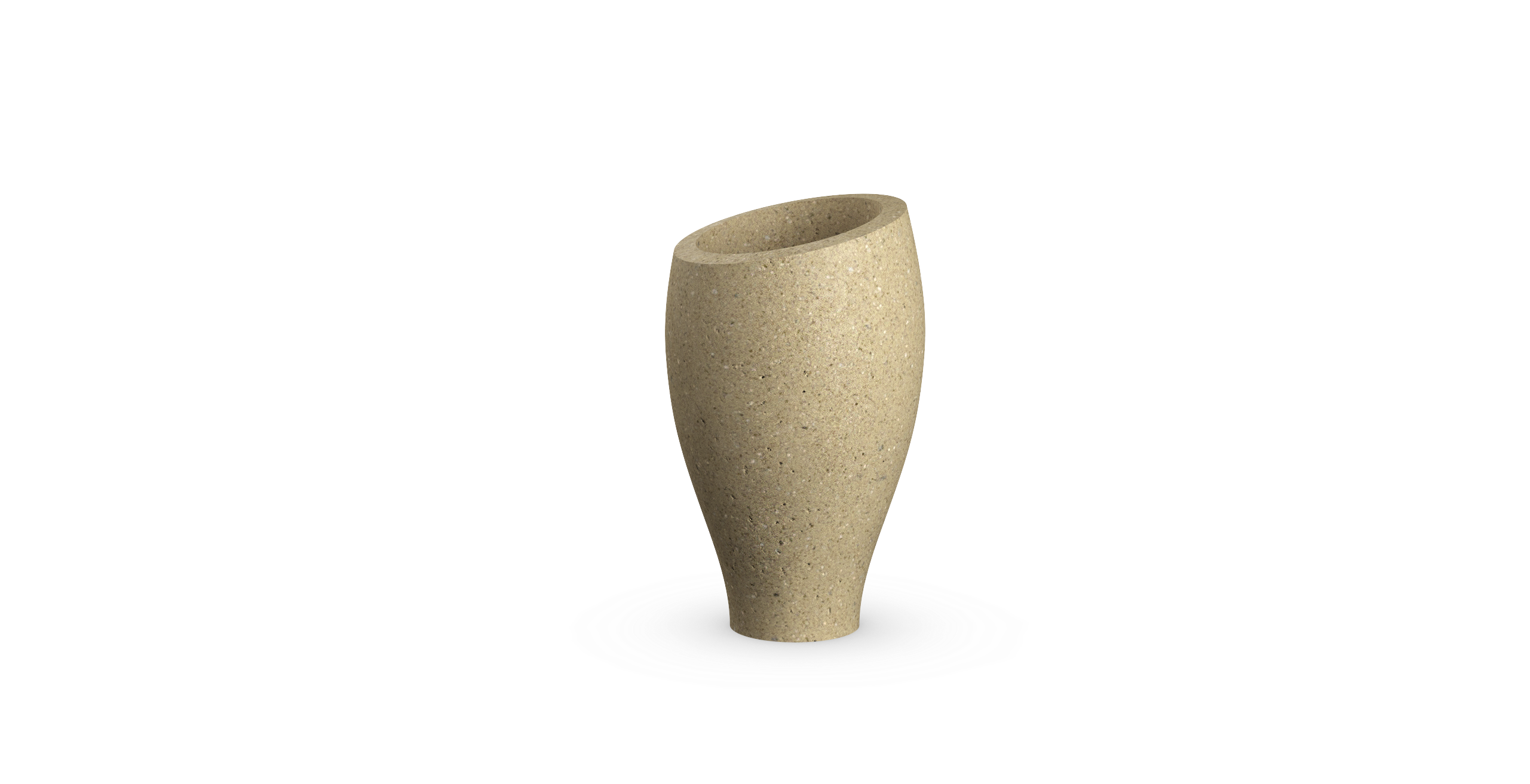 Gesture Urn In Quail Hill Red - Flowerpot (2560x1438), Png Download